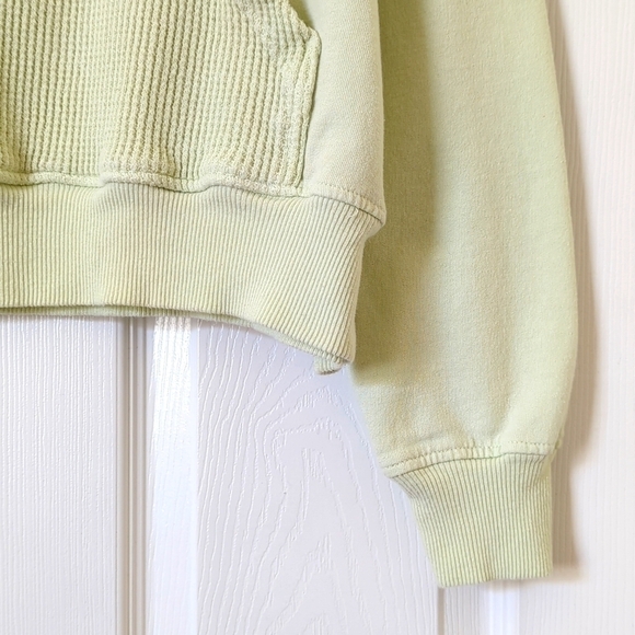 New York Laundry 90's Vintage Waffle Kangaroo Pullover Crewneck Sweatshirt M - Picture 7 of 10